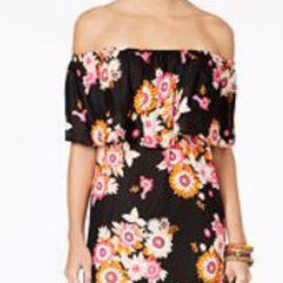 Raviya Floral Off the Shoulder Swimsuit Cover-up - Picture 4 of 4